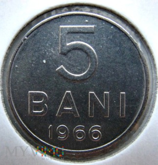 5 bani 1966 r. Rumunia