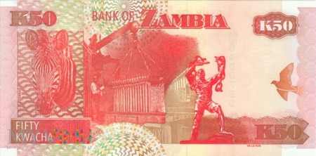 Duże zdjęcie ZAMBIA 50 KWACHA 2009