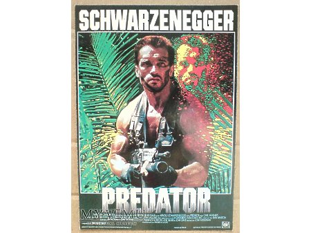 Duże zdjęcie Arnold Schwarzenegger 1986 PREDATOR