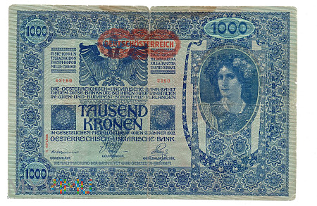 Duże zdjęcie Austria - 1000 koron, 1902r.