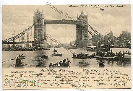 Londyn - Tower Bridge - 1905