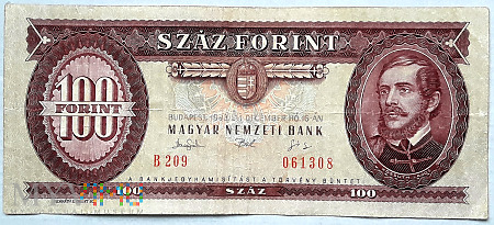 Węgry 100 forintów 1993