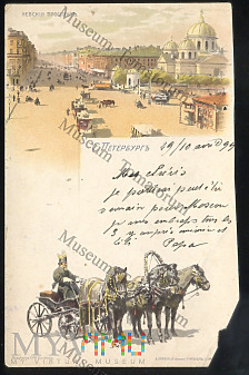 Petersburg - Prospekt Newski - 1899