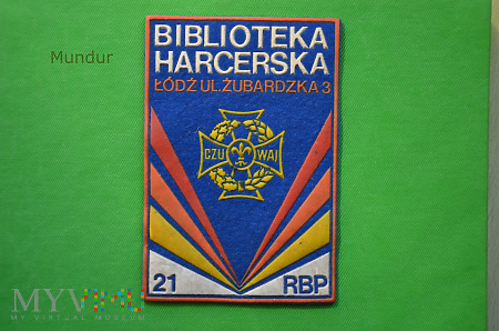 Oznaka Biblioteka Harcerska Łódź