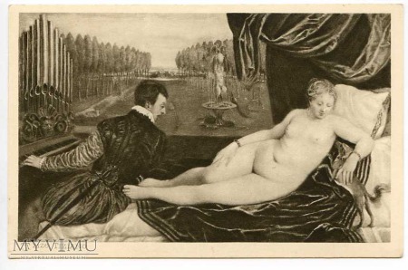 Tycjan - Venus z młodzieńcem grającym na organach