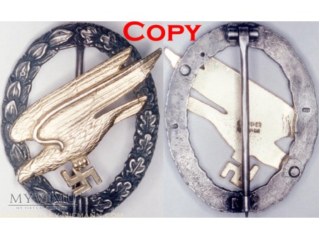 Duże zdjęcie Odznaka Spadochronowa Luftwaffe Paratrooper Badge