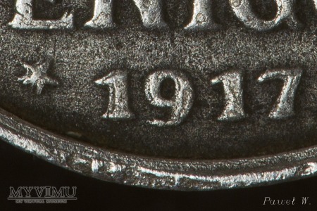 1917 10 fenigów - NBO (zdwojenie)