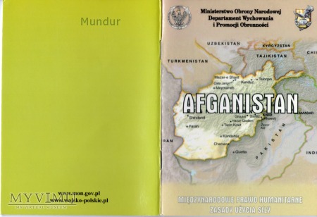 AFGANISTAN - międzynar. prawo humanitarne