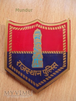 Indyjska odznaka - Rajasthan Police