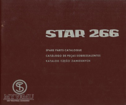 STAR 266. Katalog części z 1981 r.