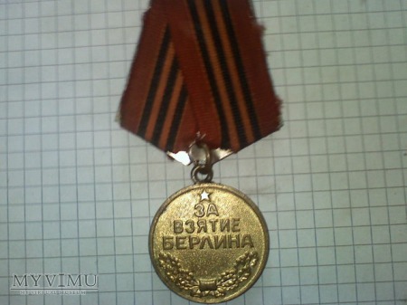 medal za zdobycie berlina