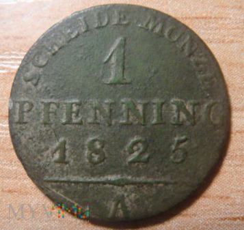1 Pfenning 1825 A