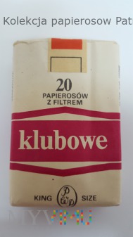 Papierosy KLUBOWE King Size 1989 rok. cena 75 zł