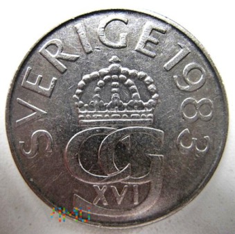 5 koron 1983 r. Szwecja