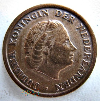 Duże zdjęcie 1 cent 1953 r. Holandia