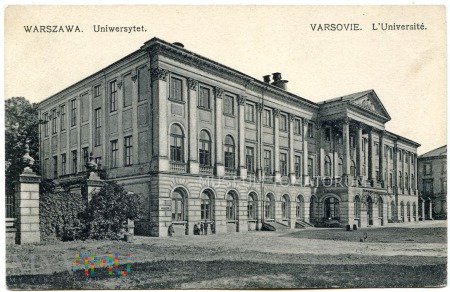W-wa - Pałac Kazimierzowski - pocz. XX w.