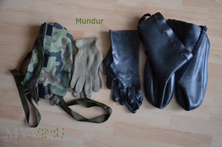 Filtracyjna odzież ochronna FOO-1, buty i rękawice