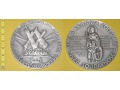 Medal kolejowy - związkowy rocznicy protestu głod.