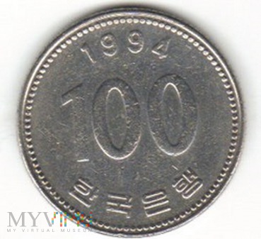 Duże zdjęcie 100 WON 1994