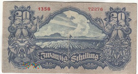 AUSTRIA 20 SCHILLING 1945