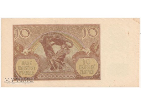 10 złotych 1 marca 1940 rok Ser. H