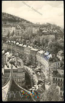 Karlovy Vary - ulica Sadova - 1953