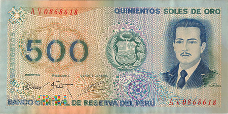 Peru - 500 soli de oro (1976)