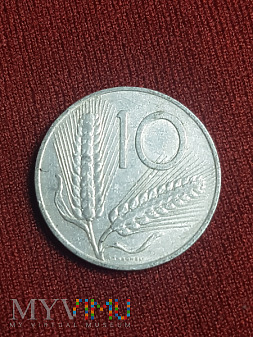 Włochy- 10 lirów 1966 r.