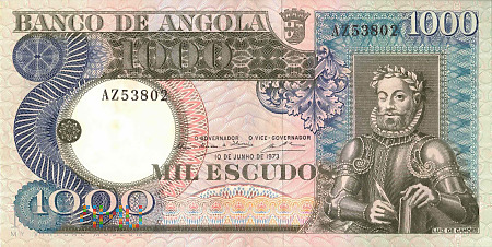 Angola - 1 000 escudos (1973)