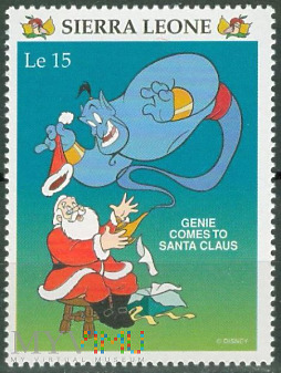 Genie comes to Santa Claus