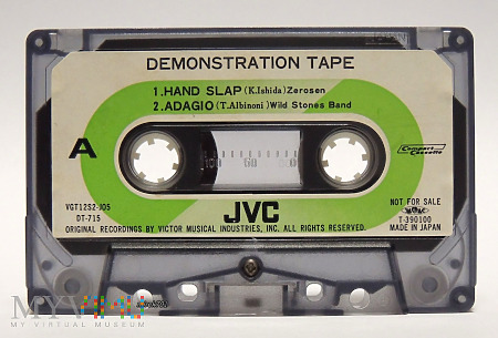JVC kaseta demonstracyjna