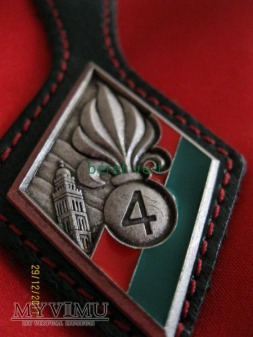 odznaka 4RE (4ème Régiment étranger)