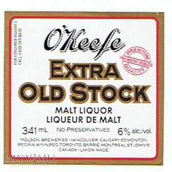 molson o'keefe extra old stock