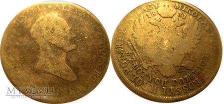 5 złotych 1831