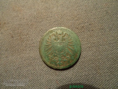 2 pfennig z 1875 r.