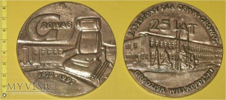Medal kolejowy - firmowy Growag