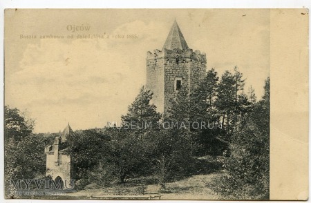Zamek w Ojcowie - 1885