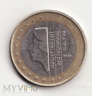 Holandia 1 euro 2001