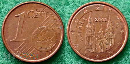 1 EURO CENT 2002