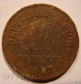 10 PFENNIG 1920 Bez znaku mennicy