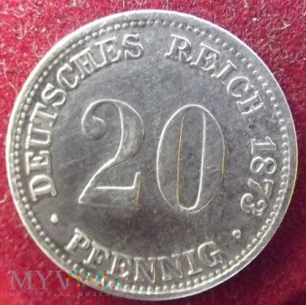 20 Pfennig 1873 D