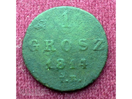 1 grosz z 1814 r.