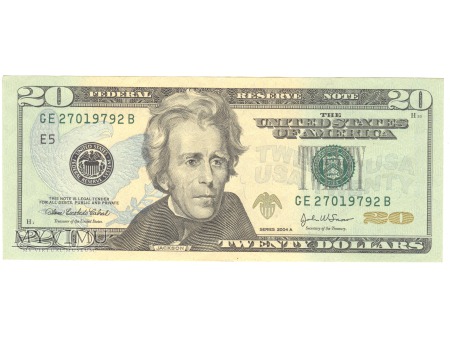 20 USD 2004 FEDERAL RESERVE NOTE