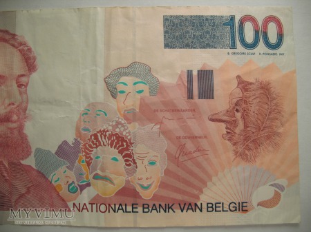 100 FRANK - Belgia (1995 - 2001)