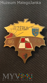 Pamiątkowa odznaka Rezerwa Jesień 86 - 88