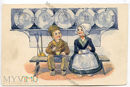 On, Ona na tle ceramiki holenderskiej - 1908