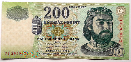 Węgry 200 forintów 1998
