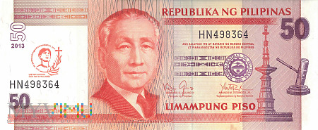 Filipiny - 50 pesos (2013)