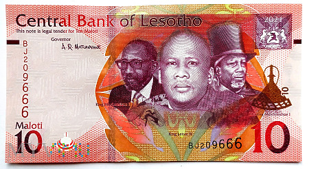 Duże zdjęcie Lesotho 10 maloti 2021