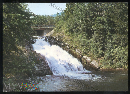 Beskid Żywiecki - wodospad - 1977